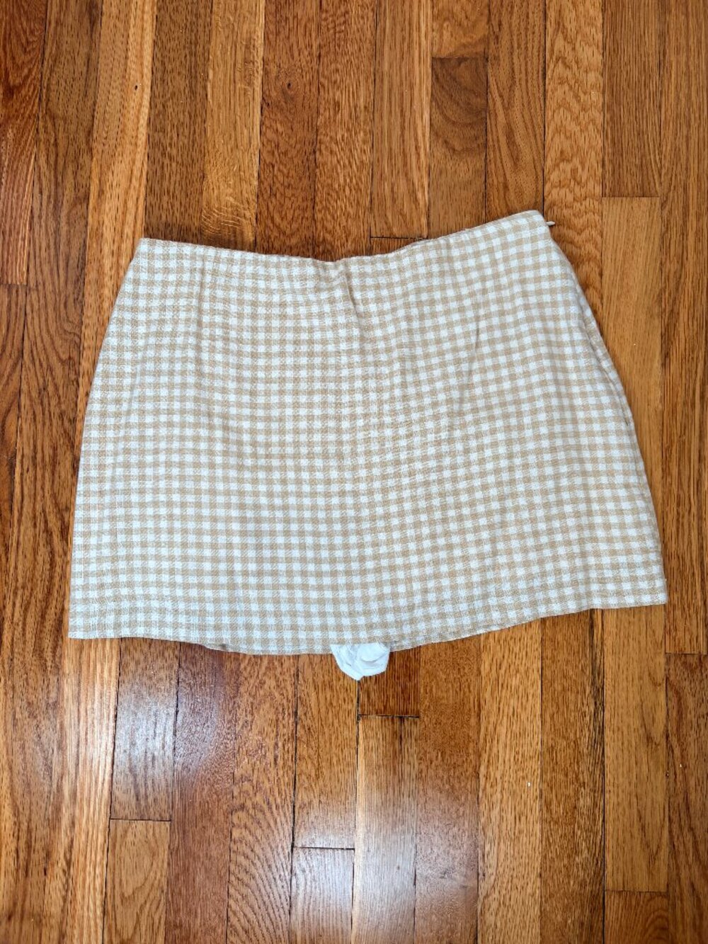 A&F Scarlett Mini Linen Blend Skort Ultra High Rise - L